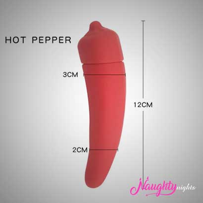 Silicon Made Red Chili Discreet Vibrator