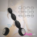 Vibrating Anal Beads With Wireless Remote Control - USB Charging