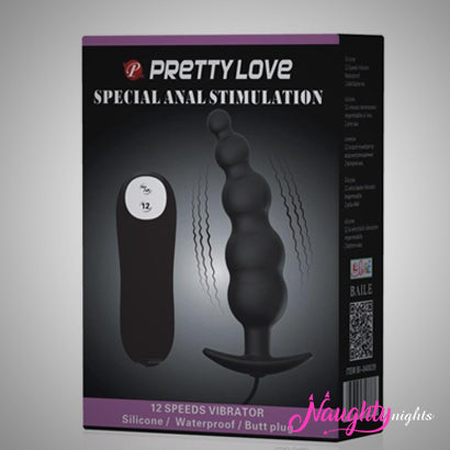 12 Speed Pretty Love Vibrating Anal Beads
