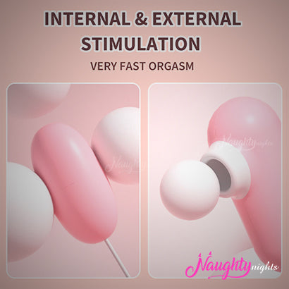Dual Action Nipple + Egg Vibrator | USB Power
